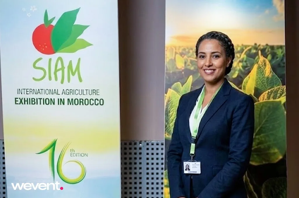 Hôtesse d'accueil au SIAM - Salon International de l'Agriculture au Maroc