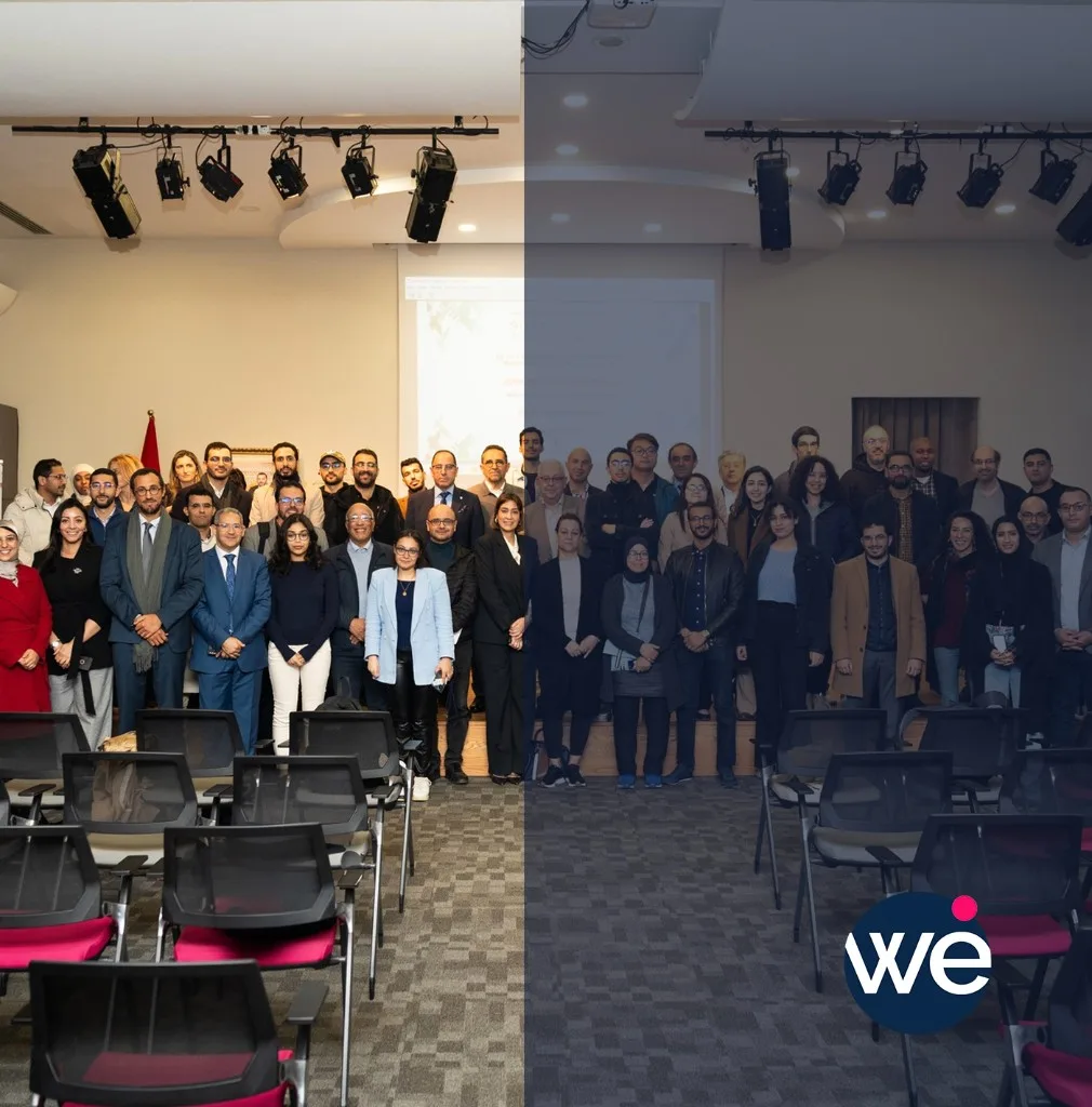 Photo de groupe des participants à un roadshow événementiel organisé par Wevent au Maroc